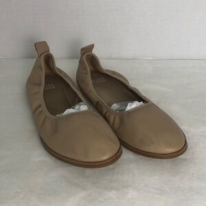 EILEEN FISHER Women's Size 9 Beige Notion Ballet Flats Neutral Classic Comfort